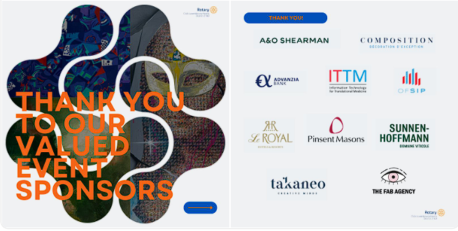 ITTM is one of the sponsors of the Rotary Club Luxembourg-Hearts Gala